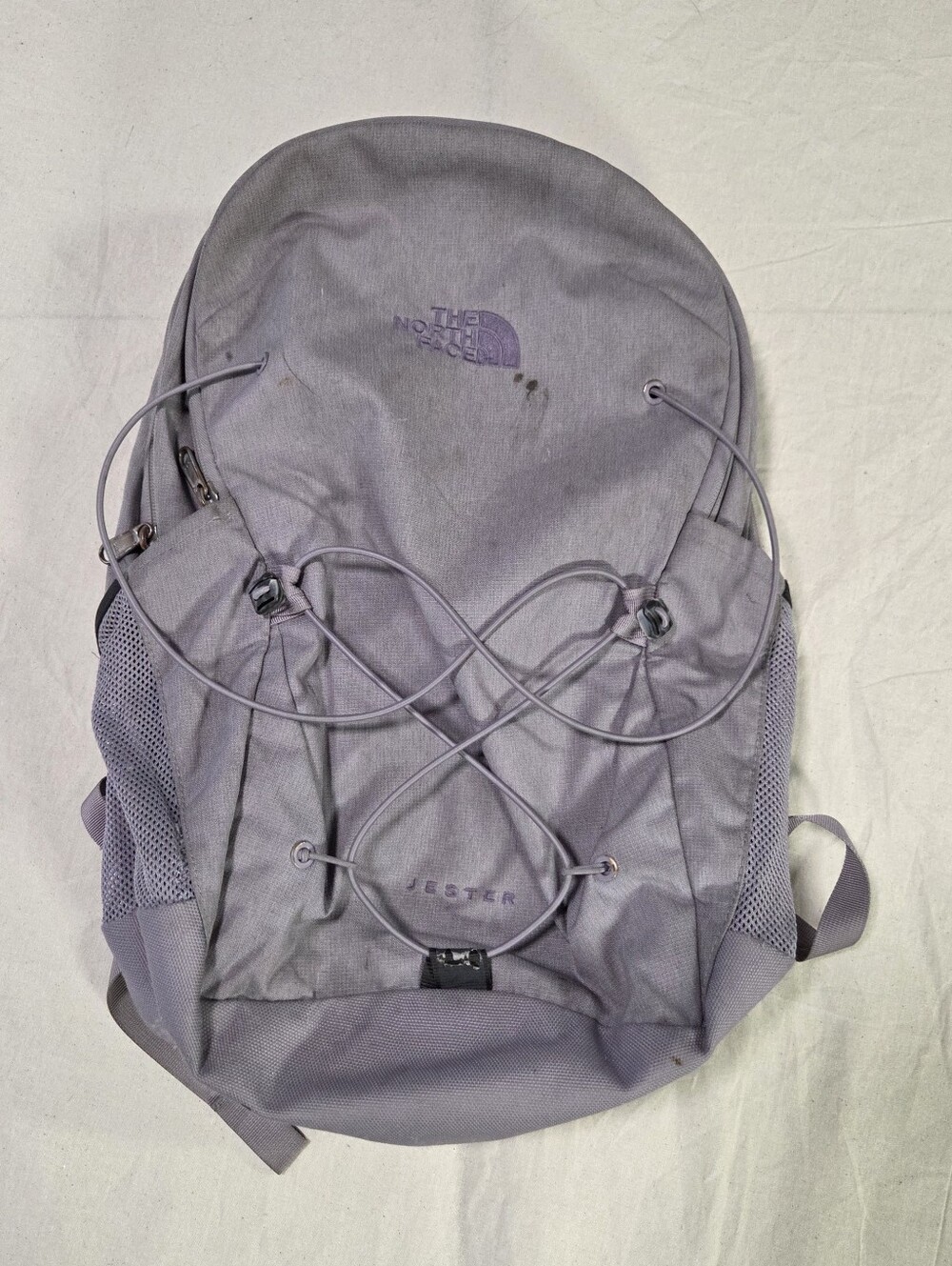 The North Face Women's Jester Backpack Muted Purple Grey Fair Condition
